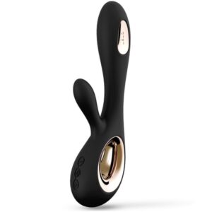 POTENTE - LELO - SORAYA WAVE VIBRADOR COELHO PRETO