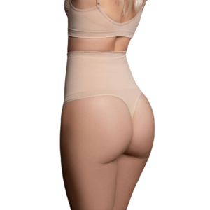 POTENTE - BYE-BRA - CINTO SEM EMENDA ESTILO TANGA BEIGE TAMANHO M