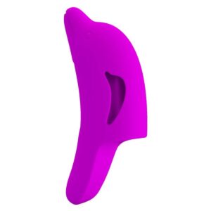 POTENTE - PRETTY LOVE - ESTIMULADOR DE DEDO ROXO DELPHINI PODEROSO
