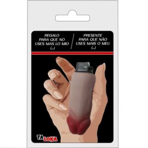 POTENTE - TALOKA - FANTSTICO LEVE EM FORMA DE PÊNIS DE COR DE CARNE
