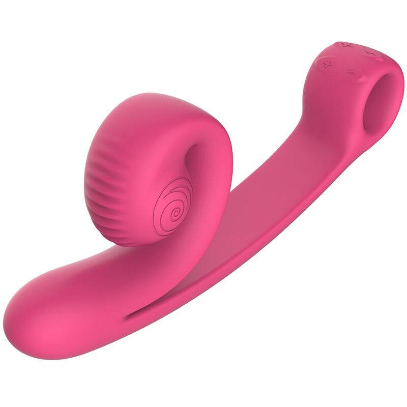 POTENTE - SNAIL VIBE - VIBRADOR CURVO ROSA