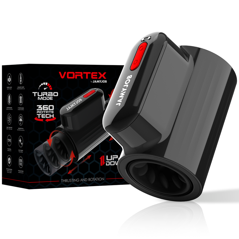 JAMYJOB - VORTEX THRUSTING E 360 ROTATE TECH TURBO MODE MASTURBATOR - Image 2
