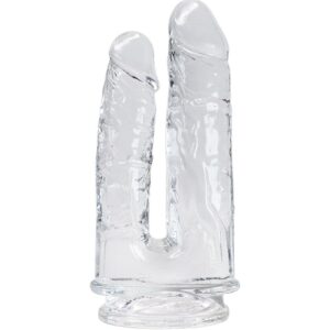 POTENTE - ALIVE - IMPERIUM DUPLO PÉNIS REALISTA TRANSPARENTE 12/14 CM