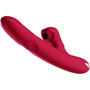 POTENTE - ARMONY - VIBRADOR BUMP E VENTOSA MODELO 1 BORGONHA