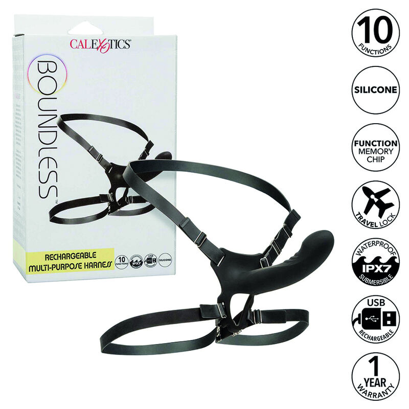 CALEXOTICS - BOUNDLESS ARNESS MULTI-PORPUSE RECARREGVEL - Image 2