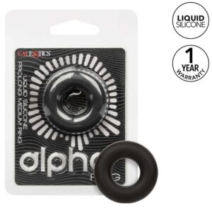 POTENTE - CALEXOTICS - ALPHA PROLONG MEDIUM RING PRETO