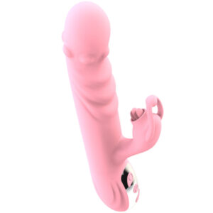 POTENTE - ARMONY - VIBRADOR TOTALMENTE LÍNGUA COM EFEITO DE CALOR ESTIMULANTE ROSA