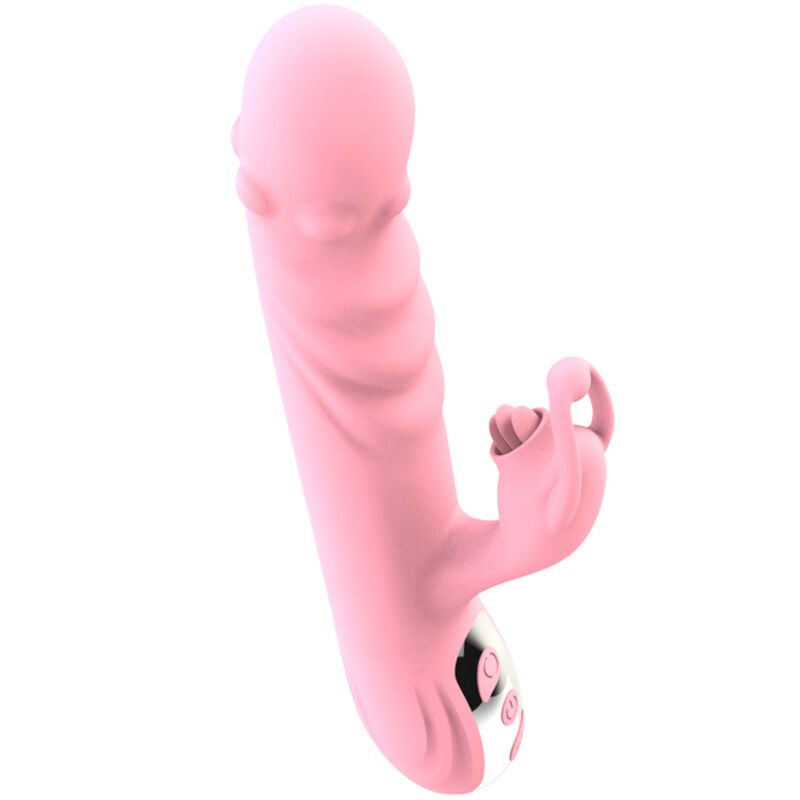 POTENTE - ARMONY - VIBRADOR TOTALMENTE LÍNGUA COM EFEITO DE CALOR ESTIMULANTE ROSA