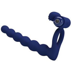 POTENTE - PRETTY LOVE - AJMAL ANEL VIBRADOR COM PLUG AZUL