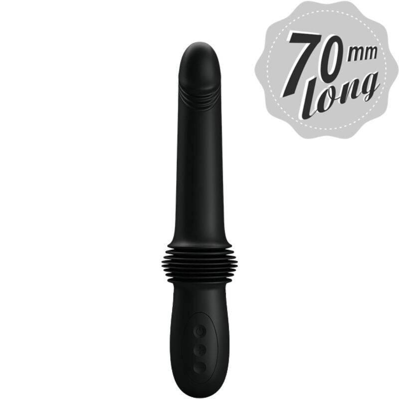 POTENTE - PRETTY LOVE - VIBRADOR PAZUZU 3 MODOS DE IMPULSO PRETO