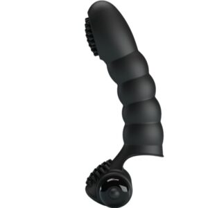 POTENTE - PRETTY LOVE - VIBRADOR DE DEDO ALEXANDER 10 VIBRAÇÕES PRETO