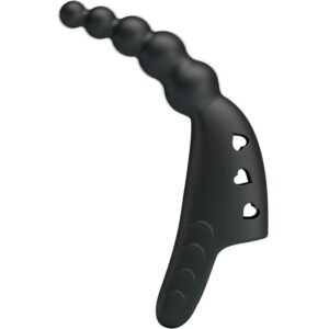 POTENTE - PRETTY LOVE - VIBRADOR DE DEDO JORDIN 10 VIBRAÇÕES PRETO