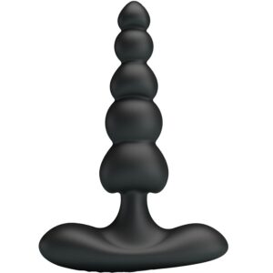 POTENTE - PRETTY LOVE - VIBRADOR ANAL CORBAN 10 VIBRAÇÕES PRETO