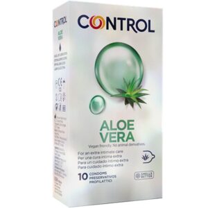 POTENTE - CONTROL - PRESERVATIVOS COM ALOE VERA 10 UNIDADES