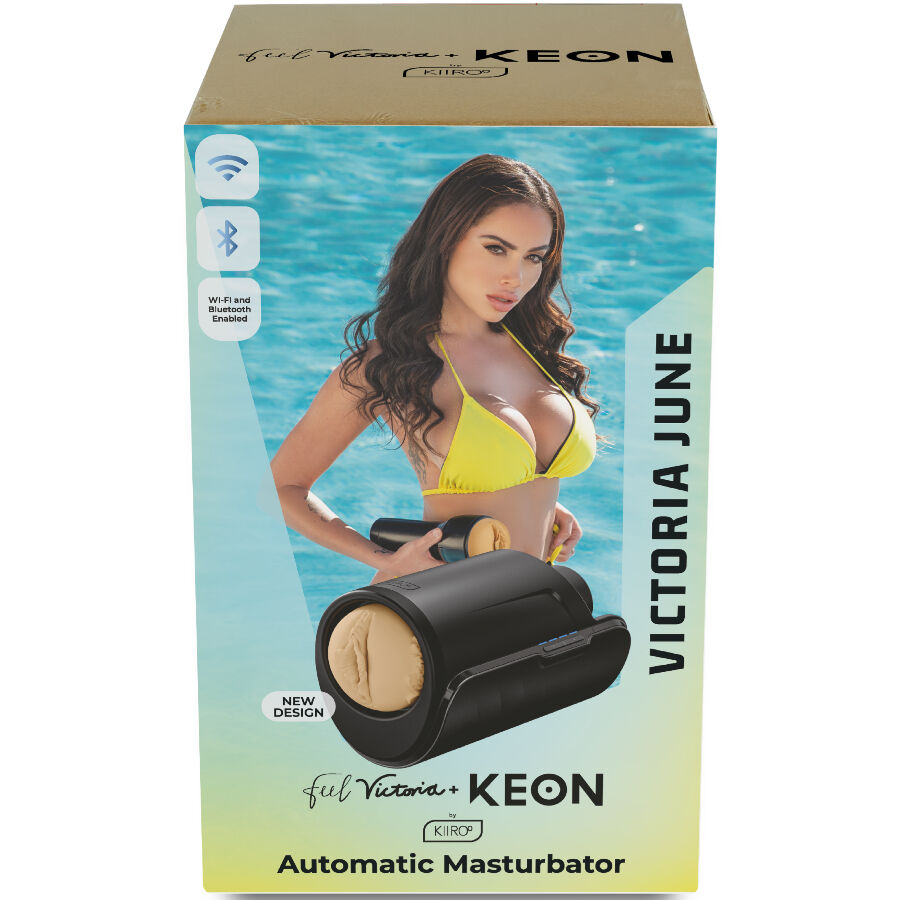 POTENTE - KIIROO - KEON WIFI COMBO VICTORIA JUNE MASTURBADOR AUTOMÁTICO + FEEL STROKER