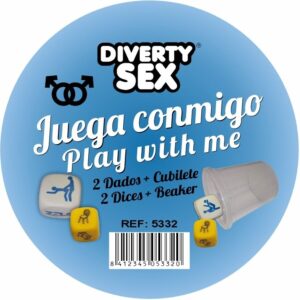 POTENTE - DIABLO PICANTE - JOGO DE DADOS LUGAR + POSIÇÕES PARA HOMENS COM COPO
