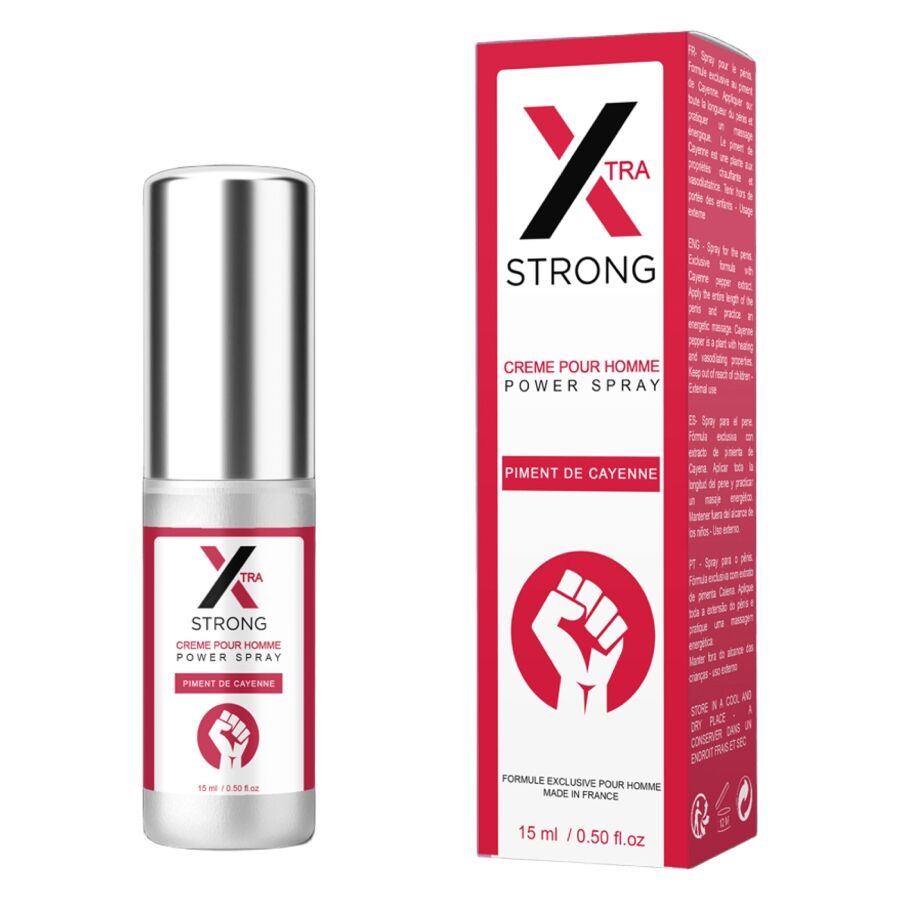 POTENTE - RUF - X STRONG SPRAY POTENTE PARA O PÉNIS 15 ML