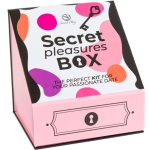 POTENTE - SECRET PLAY - CAIXA DE PRAZERES PARA CASAIS: DADOS + VIBRATÓRIO BALA + CANETA DE PENA