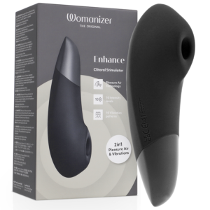 POTENTE - WOMANIZER - ESTIMULADOR CLITORIAL INTENSO PRETO