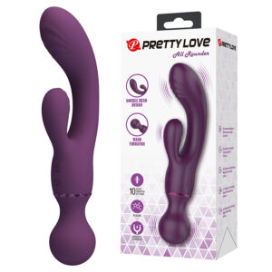 POTENTE - PRETTY LOVE - VIBRADOR ROXO PARA PONTO G
