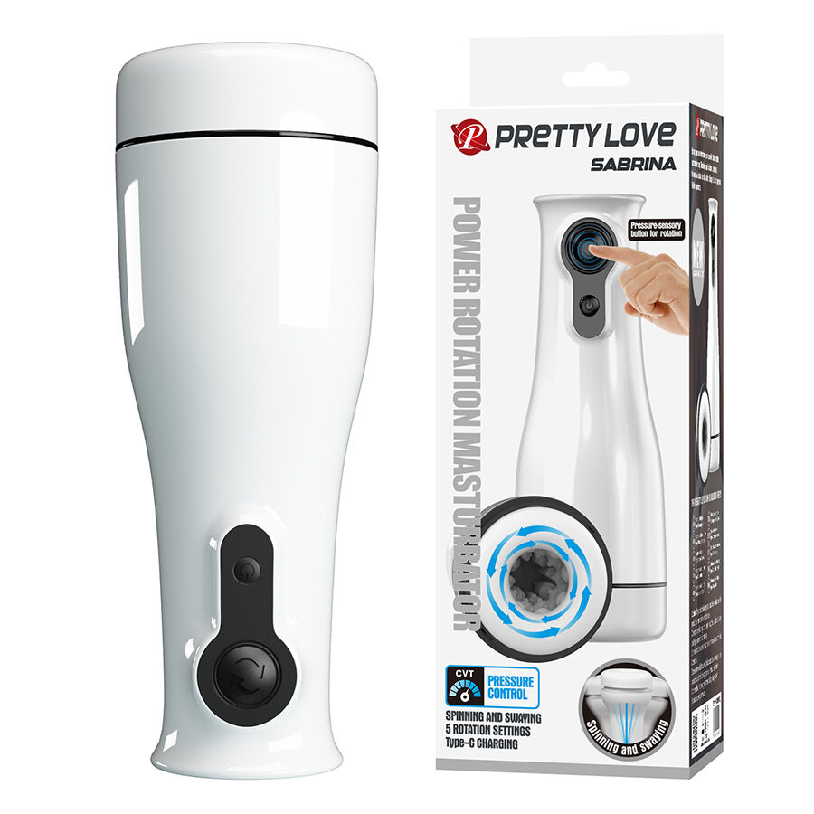 PRETTY LOVE - SABRINA MASTURBADOR MASCULINO GIRATÓRIO E BALANÇANTE - Image 2