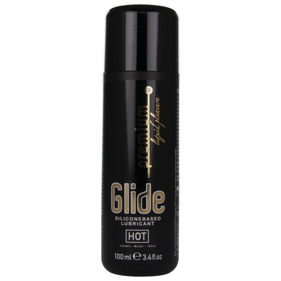 POTENTE - HOT - LUBRIFICANTE PREMIUM SILICONE GLIDE À BASE DE SILICONE 100 ML