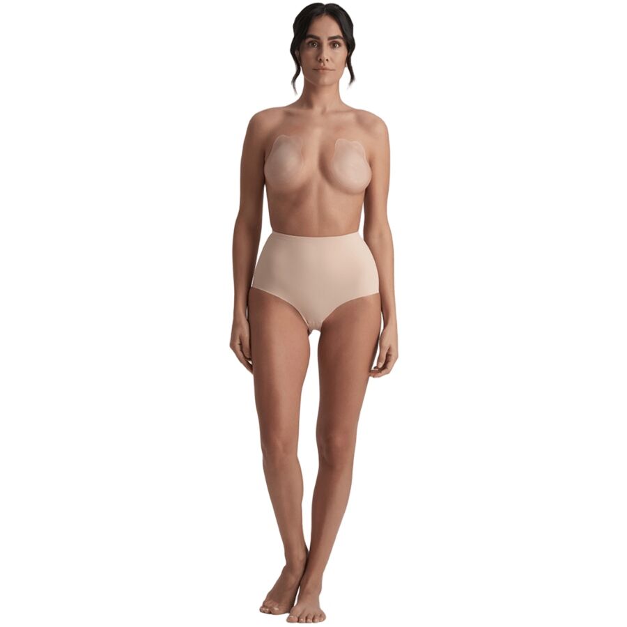 BYE-BRA - RABBIT COPAS DE SILICONA BEIGE TALLA M - Image 3