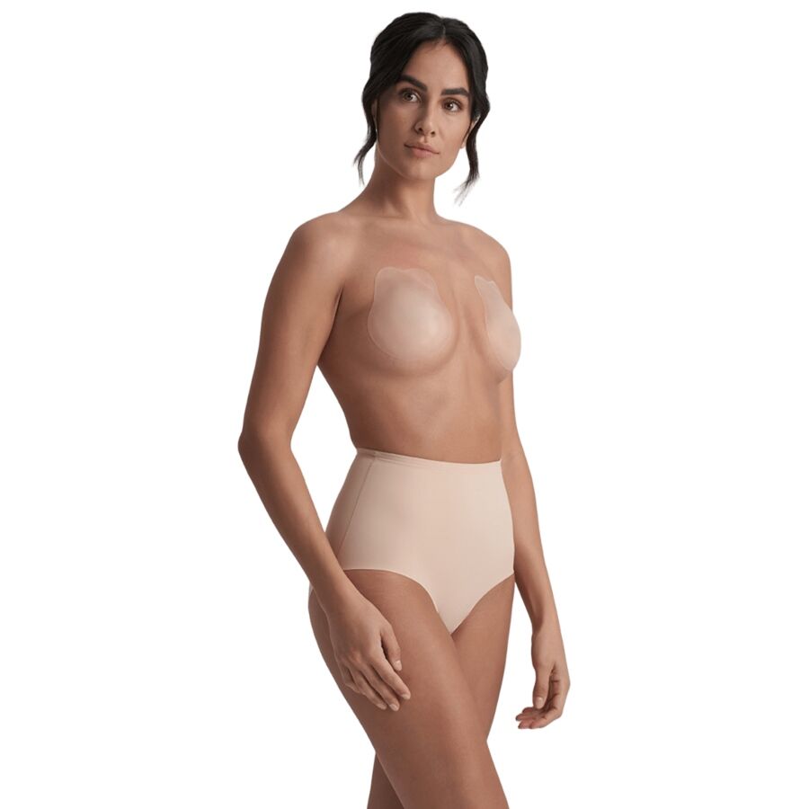 BYE-BRA - RABBIT COPAS DE SILICONA BEIGE TALLA M - Image 2