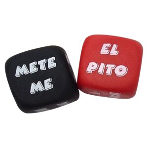 POTENTE - DIABLO PICANTE - 2 DADOS DE AÇÃO E PARTE DO CORPO (COR ALEATÓRIA)