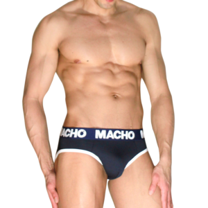 POTENTE - MACHO - MCH008 AZUL MARINHO CLÁSSICO SLIP XL