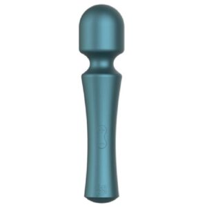 POTENTE - ROMP - PRESTO MINI WAND VIBRATOR COM CABEÇA FLEXÍVEL VERDE