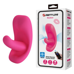 POTENTE - PRETTY LOVE - MASSAGEADOR HAZELYNN COM 12 FUNÇÕES E CONTROLE POR APLICATIVO (ROSA)