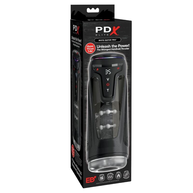 POTENTE - PDX ELITE - MOTO-BATOR PRO MASTURBADOR AUTOMÁTICO COM VIBRAÇÃO E AQUECIMENTO 26