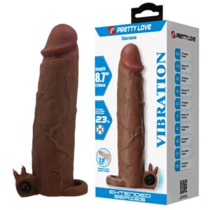 POTENTE - PRETTY LOVE - CAPA VIBRATÓRIA PARA PÊNIS XERXES 22 CM Ø 4