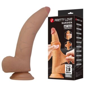 POTENTE - PRETTY LOVE - XANDER DILDO REALISTA 20 CM Ø 5 CM NATURAL
