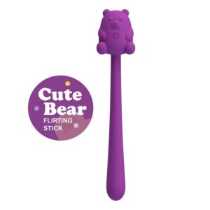 POTENTE - PRETTY LOVE - VIBRADOR RECARREGÁVEL EM FORMATO DE URSO FOFO