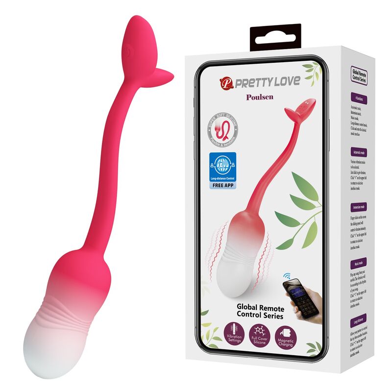 POTENTE - PRETTY LOVE - OVO VIBRATÓRIO COM CONTROLE POR APP PULSEN