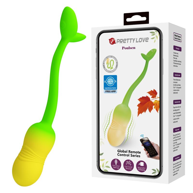 POTENTE - PRETTY LOVE - OVO VIBRATÓRIO COM CONTROLE POR APLICATIVO PULSEN