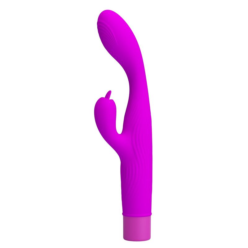 POTENTE - PRETTY LOVE - VIBRADOR JENE COM DUPLA ESTIMULAÇÃO DO PONTO G E DO CLITÓRIS - ROXO
