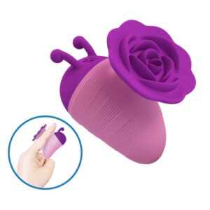 POTENTE - PRETTY LOVE - LITTLE BEE - ESTIMULADOR CLITORIAL RECARREGÁVEL COM 7 MODOS - ROXO-ROSA