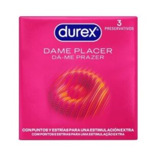 POTENTE - DUREX - PLACADOR DAME 3 UNIDADES