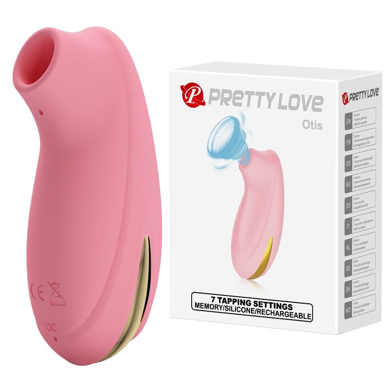 POTENTE - PRETTY LOVE - ESTIMULADOR DE SUCÇÃO CLITORIAL OTIS 7 MODOS ROSA
