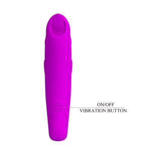 POTENTE - PRETTY LOVE - VIBRADOR DE DEDO RECARREGÁVEL PETERSON HONEY FINGER ROXO
