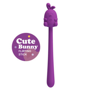 POTENTE - PRETTY LOVE - BASTÃO VIBRADOR FLEXÍVEL COM COELHINHO FOFO