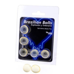 POTENTE - TALOKA - 5 BOLAS BRASILEIRAS GEL EMOCIONANTE EFEITO FRIO E VIBRAO