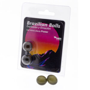 POTENTE - TALOKA - 2 BOLAS BRASILEIRAS POWER EFFECT GEL EMOCIONANTE