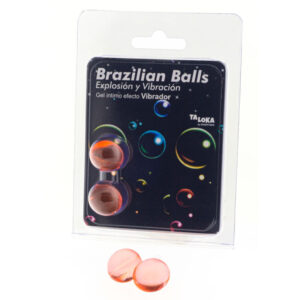 POTENTE - TALOKA - 2 BOLAS BRASILEIRAS EFEITO VIBRATÓRIO GEL EMOCIONANTE