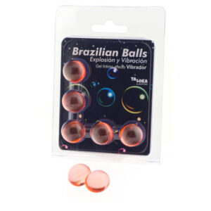 POTENTE - TALOKA - 5 BOLAS BRASILEIRAS EFEITO VIBRATÓRIO GEL EMOCIONANTE