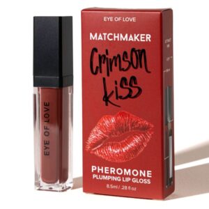 POTENTE - EYE OF LOVE - MATCHMAKER CRIMSON KISS BRILHO LABIAL VERMELHO COM EFEITO VOLUMIZADOR E FEROMÔNIOS 8