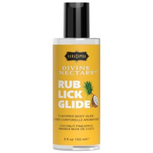 POTENTE - KAMASUTRA - LUBRIFICANTE DE COCO E ABACAXI DIVINE NECTARS 150 ML